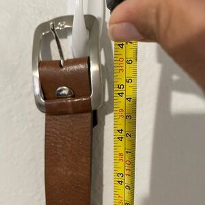 Leather belt